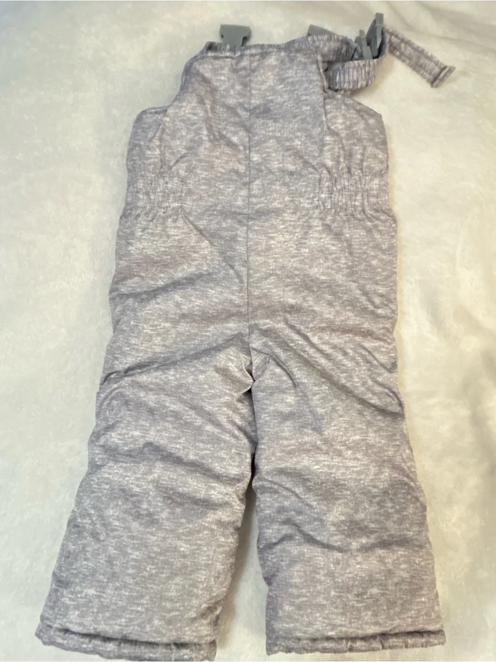 OshKosh B’gosh Gray Insulated Snow Bibs Toddler 2T Winter Ski Pants